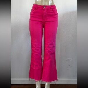 Kut from the Kloth Hot Pink Flare Jeans